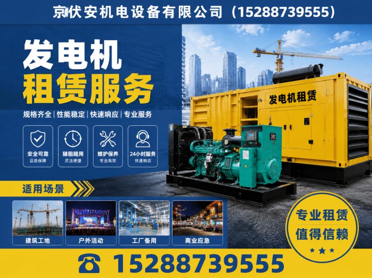 珠海发电车租赁展示图